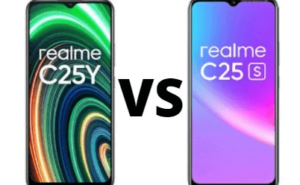 Realme c25y VS Realme c25s